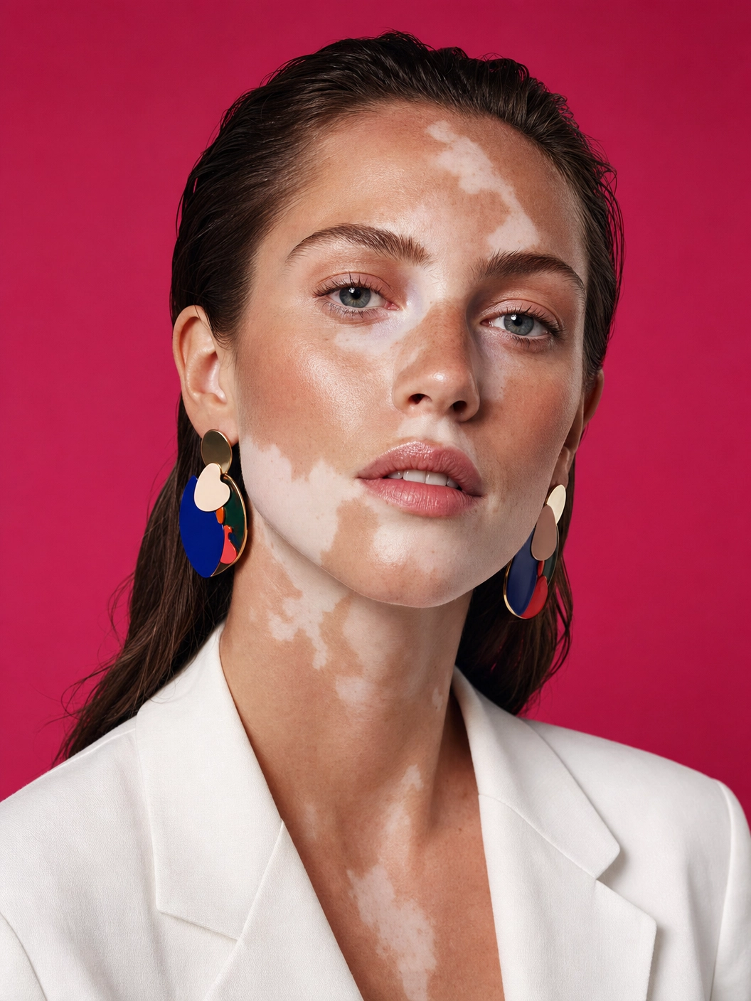 Woman with confident expression